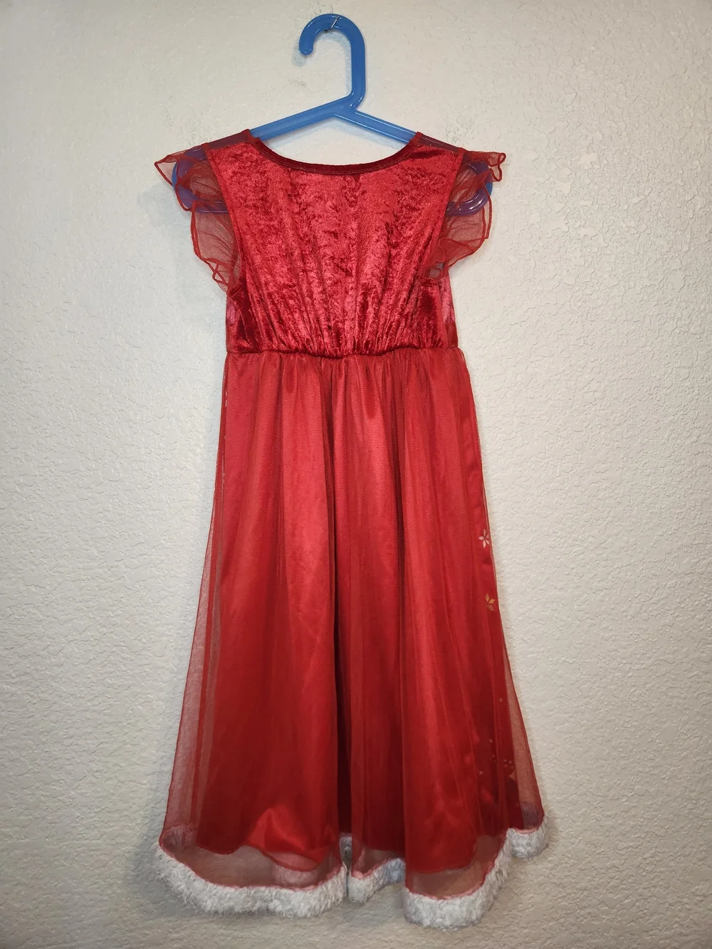Disney Vintage Princesses Fantasy Girl's Nightgown Flame Resistant Size 6 Red